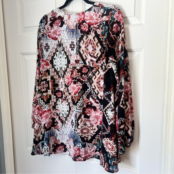 Show Me Your Mumu Jamie Tunic Mini Babydoll Dress Boho Floral Extra Small XS - Picture 8 of 8